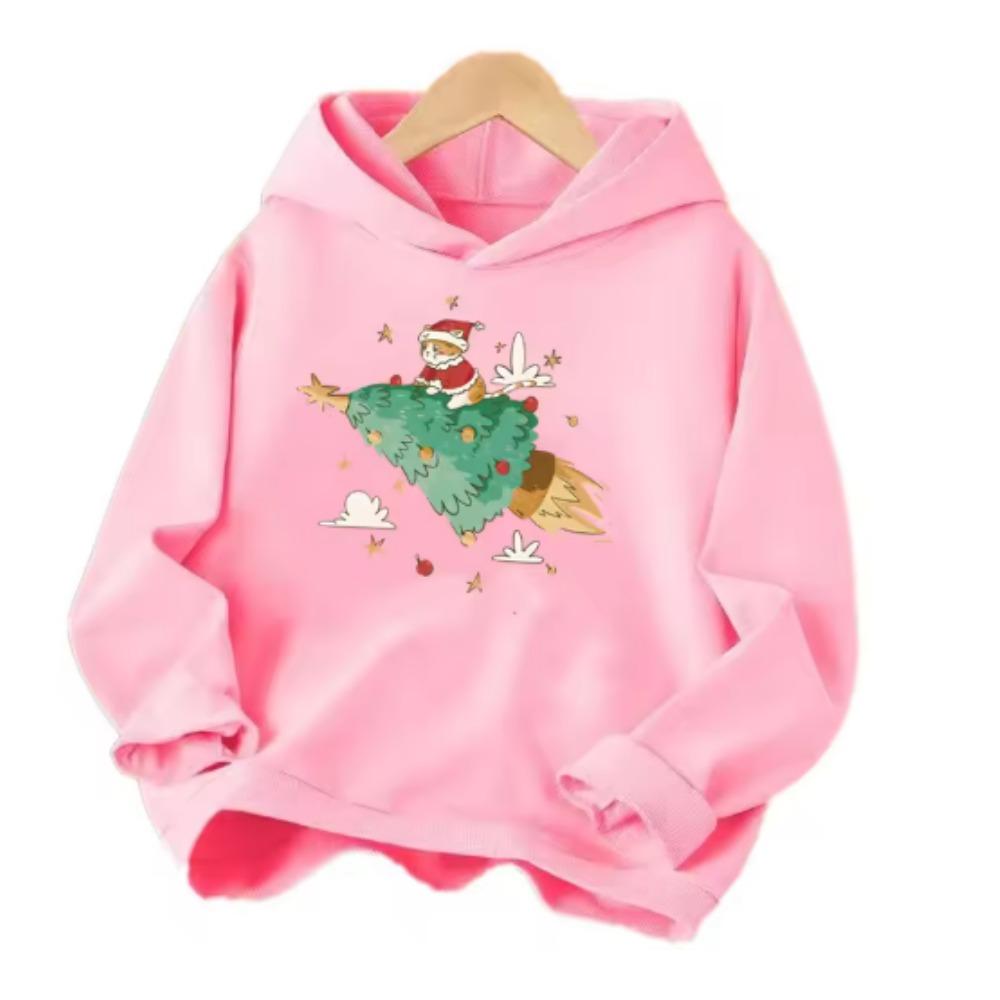 

Santa Claus Hooded Sweater, Magical Christmas Tree Hooded Sweater/sweatshirt Suitable for Girls, Holiday Wear, Christmas Gift Fo 100