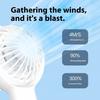 Multifuntional Handheld Fan Cooling Fan 1200mAh Powerful Electric Fan 3 Speed Setting for Travel Office and Outdoor Use