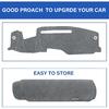 Dash Cover For -2025 2026 Chevy Chevrolet Silverado/GMC Sierra Accessories 1500 2500HD 3500HD Dashboard Cover With HUD Sunshield Non-Slip Center