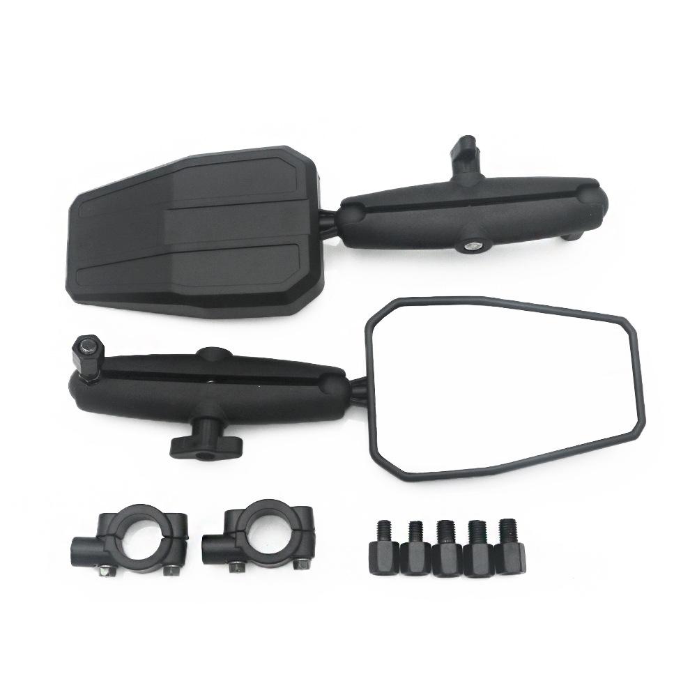 Universal Aluminum Rearview Mirror, Motorcycle Parts for Suzuki Kawasaki Sport, Dirt Pit Bike