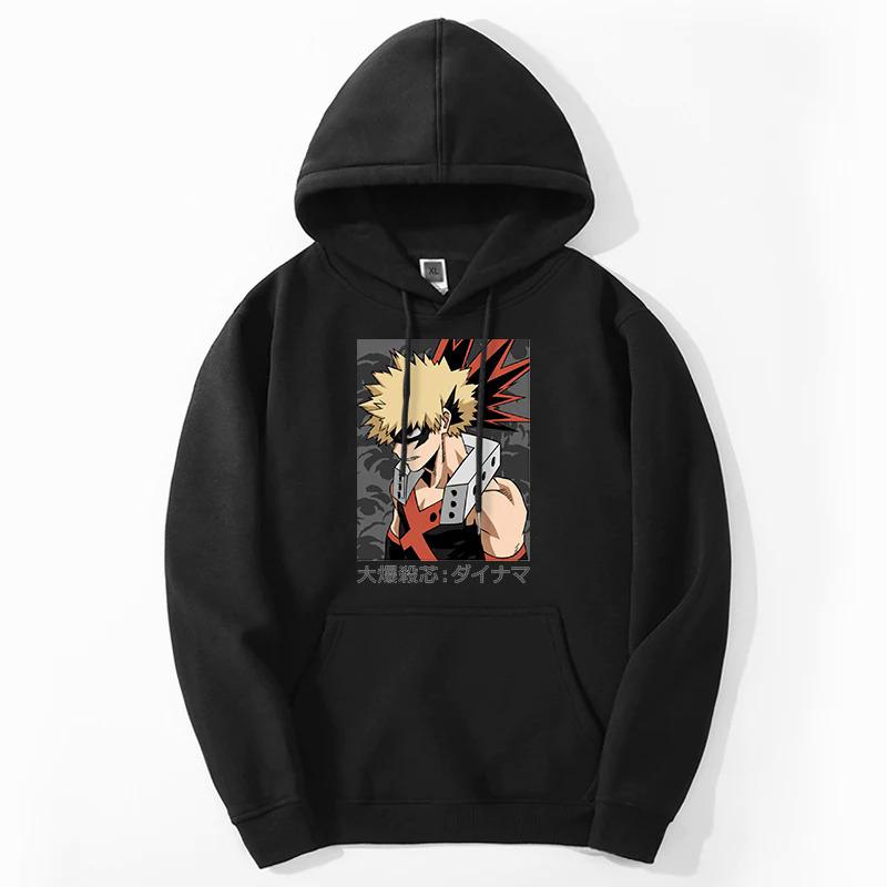My Hero Academia Anime Clothing Bakugou Hoodies