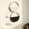 Bohemian Double Round Woven Wall Rack - Handmade Hanging Decor