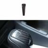 For BMW 3-Series E90 2005-12 Central Console Gear Shift Knob Cover Carbon Fiber