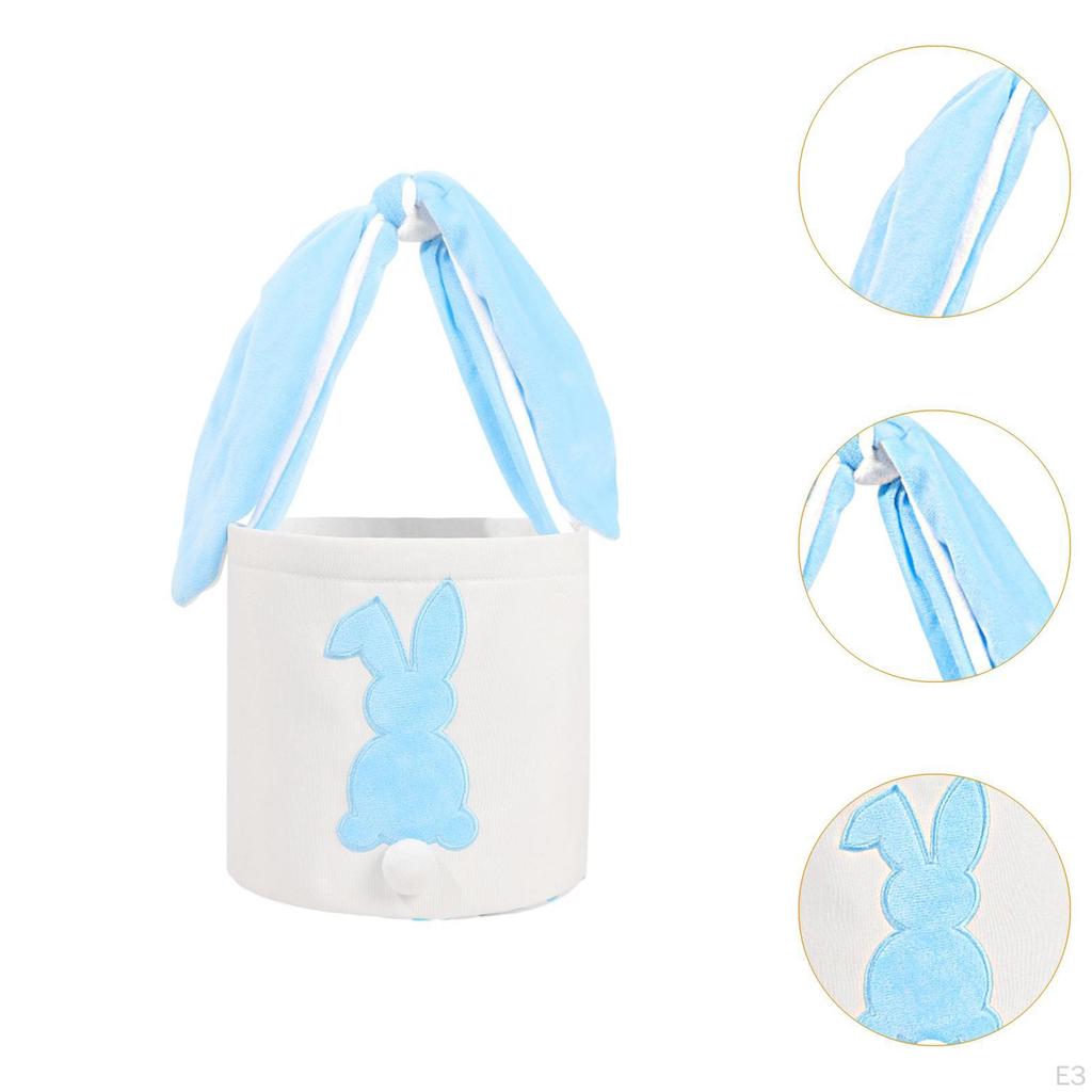 Easter Basket Reusable Long Ear for Worshiped Sweet Bags Bag Girls
