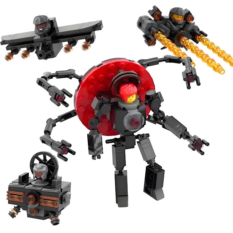 Skibidi Toilet Titan Speakeman, TV Man, Cameraman Baustein-Set - 445 Teile Sammelfigur Bauspielzeug für Kinder