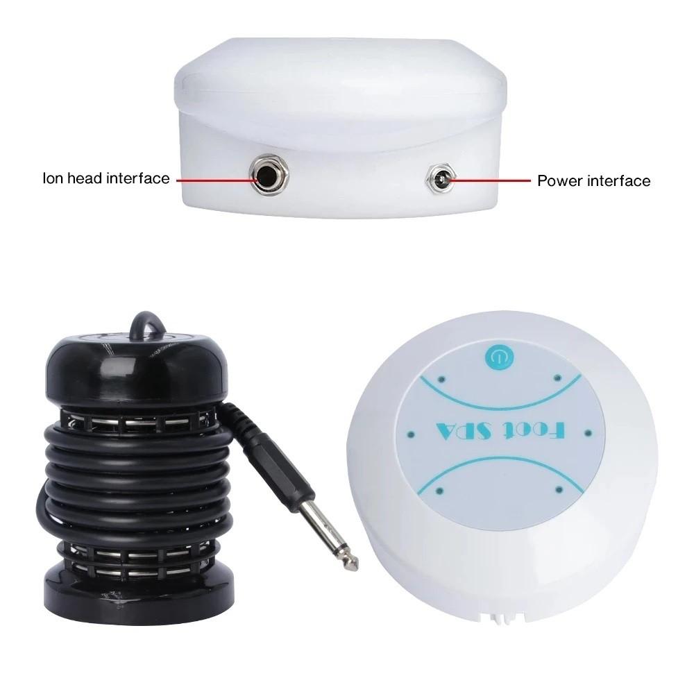 Detox Ionic Cleanse Vibrating Machine Basin Bath Arrays Health Care Equipment Electric Foot Spa Bath Massager Set