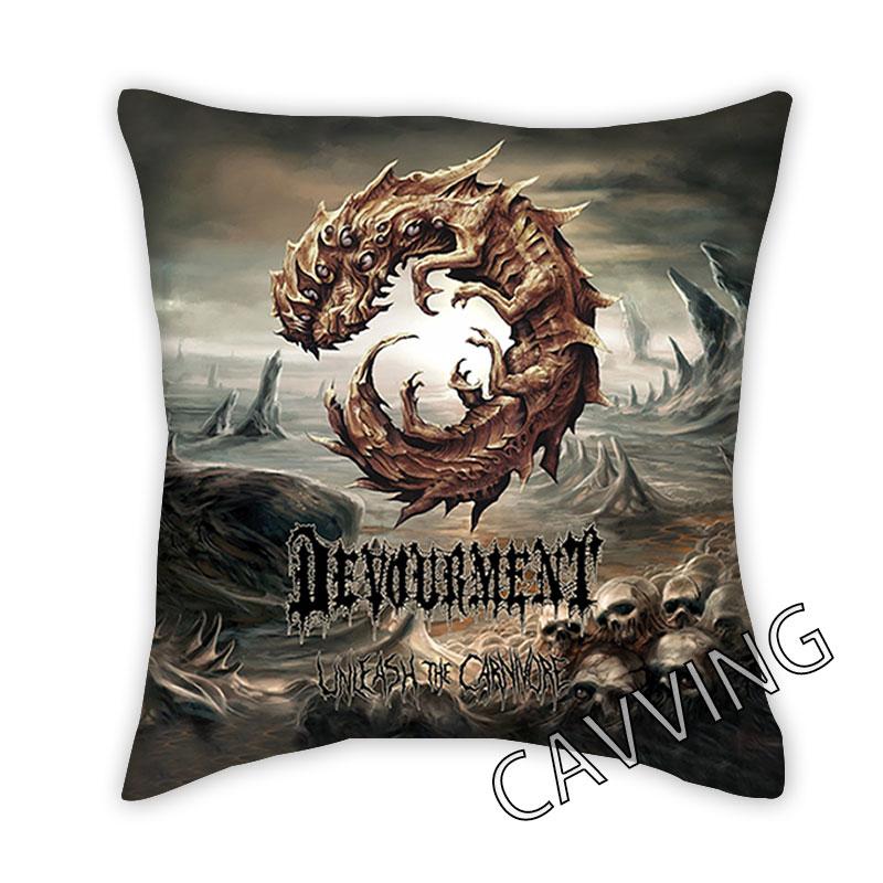 

Devourment Band 3D-печатные полиэфирные декоративные наволочки Бросок Чехол для подушки Квадратные наволочки на молнии Фанаты Подарки