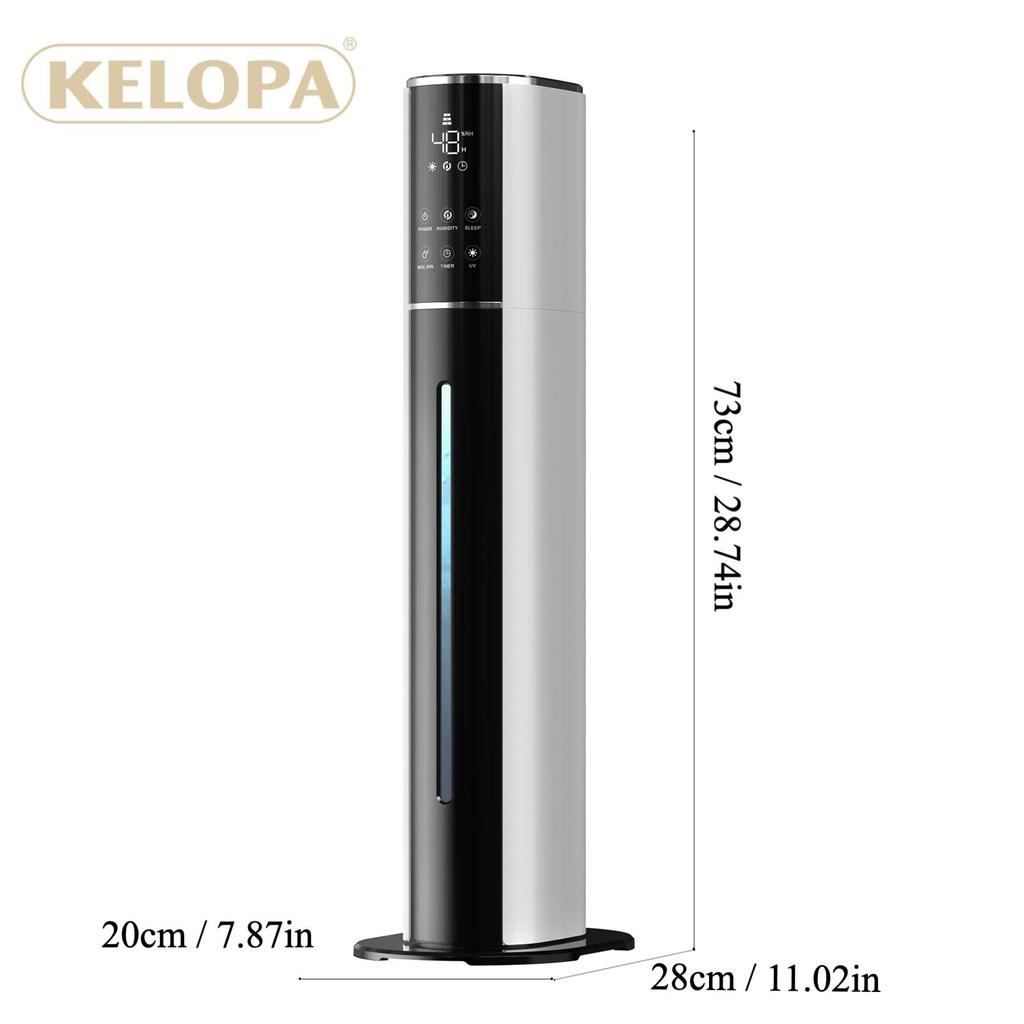 Humidifier KELOPA 9L, Top Fill, Smart Humidity Control, Sleep Mode