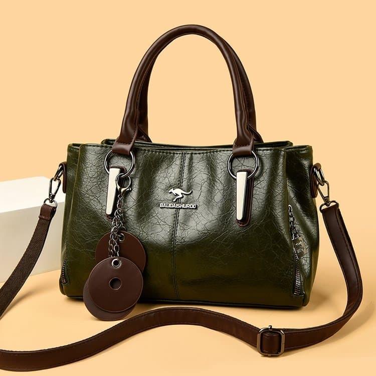 Vintage portable tote bag shoulder messenger women's bag