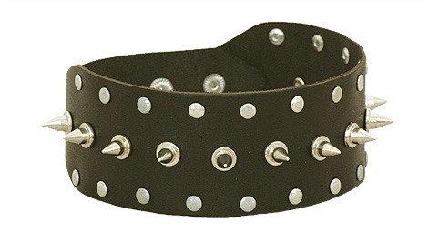 Wide Collar with Spikes Leder 1005