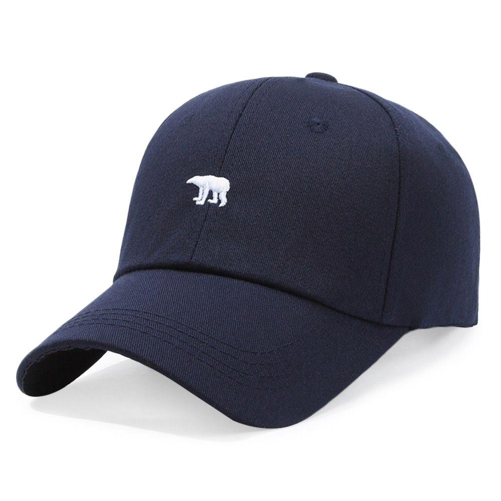 Cotton Baseball Cap Embroidery Sun Visors Casual Peaked Hat  for Men Women