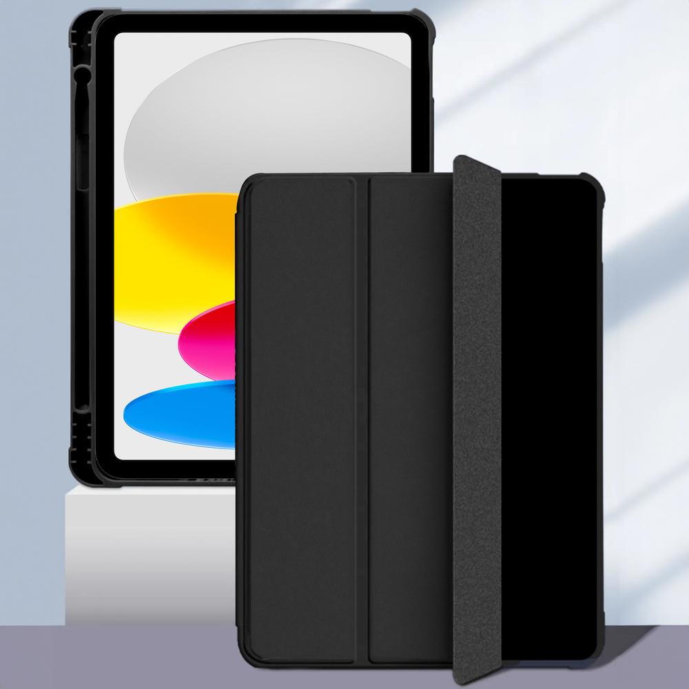 Case for iPad 11" 2025 A16 (11th gen.) / iPad 10.9" 2022 (10th gen.), Smart Pencil, with stylus holder, black