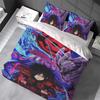 M-Madara Uchiha Duvet Cover Set Home Style Bedding Soft Laundry Cotton Bed 3 Piece Set Student Dormitory Gift