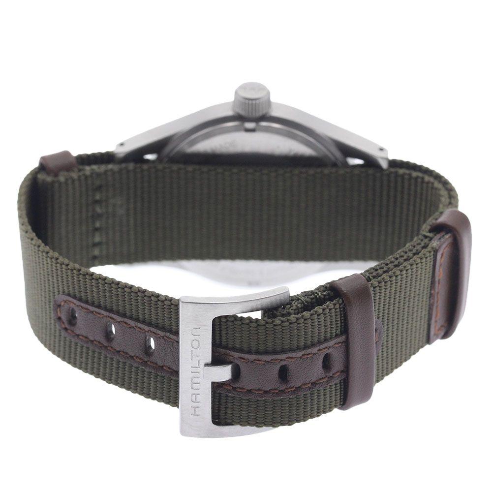 Used Hamilton HAMILTON H694390 Khaki Field Mechanical Manual Winding Men's Very Good Condition _958447