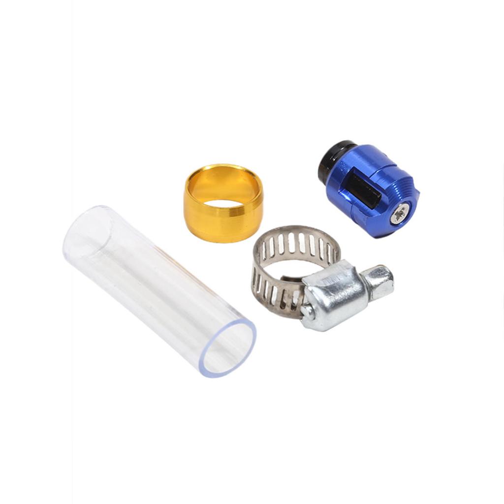 1 st Motorcykel Luftfilter Avtappningsslanghuvud Från CNC För Universella Motorcykeltillbehör Klicka T6-6061 Aluminiumplugg