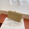 Weave Straw Evening Clutch Bags for Women Luxury Purse Summer Party Fashion Shoulder Bags Hadbags Wedding Bridal Clutches Sac