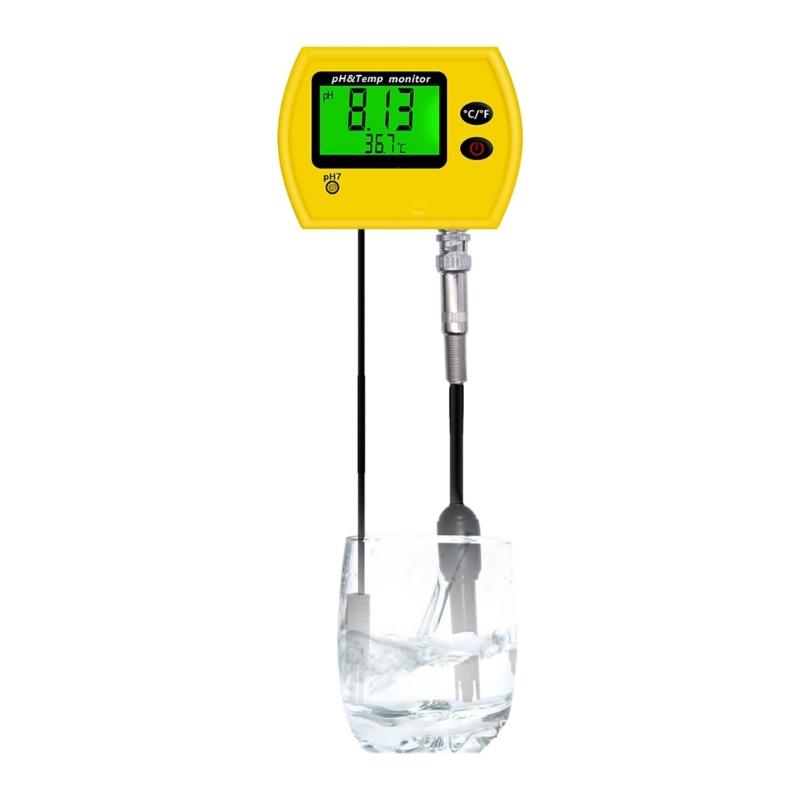 Digital Acidity Tester Featuring Temperature Compensation and Large LCD Screen for Clear Readings
