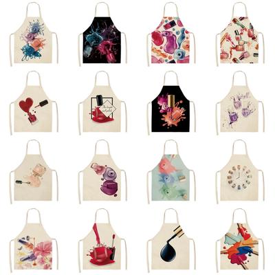 Versatile Kitchen Apron Suitable for Home, Beauty Salons, and Makeup Workshops Comfortable Apron Nail Polishes Aprons