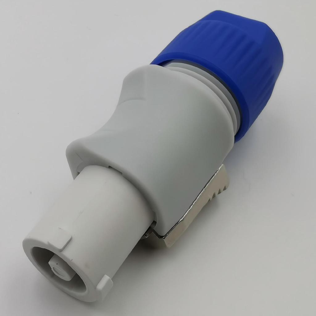 3P Stage Lighting Beam Light with Aviation Plug, LED Display, and XLR Waterproof Male/Female Socket.