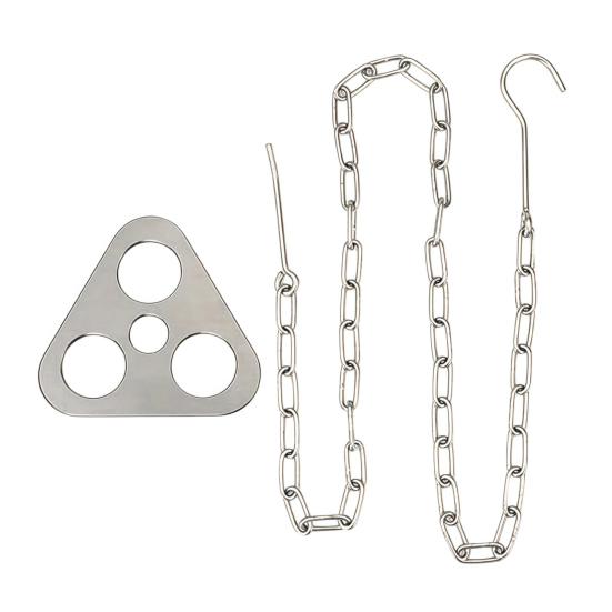 Campfire Tripod Board with Chain Turn Branches into Campfire Tripod Stainless Steel Campfire A