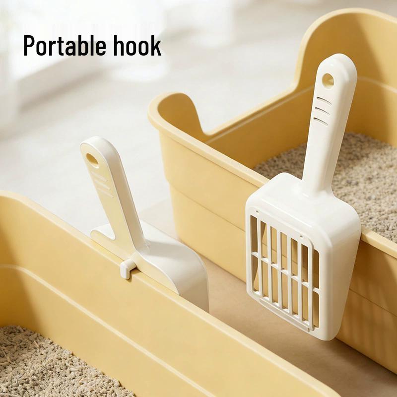 Adjustable Cross-Border Plastic Cat Litter Scoop for Tofu Litter