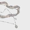 Braided Handmade Necklace (FL-730_Gray)