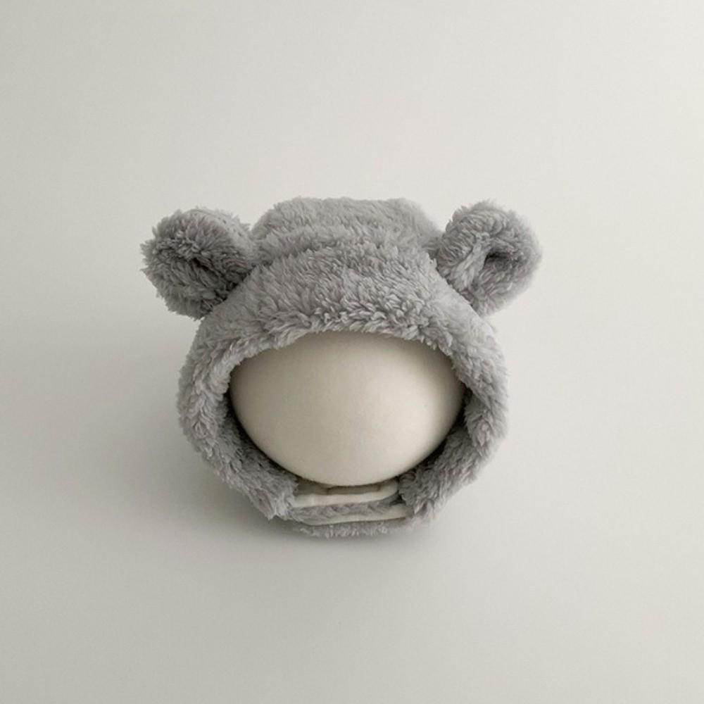 Soft Beanie Cap Windproof Infant Earflaps Hat Lovely Baby Plush Hat