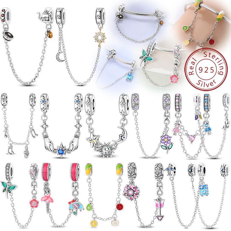 Sweet Copper Craft Color Star Moon Floral Design Fruit Dragonfly Beads Charms Pendants 3Mm Handmade Exquisite Jewelry Making Gifts