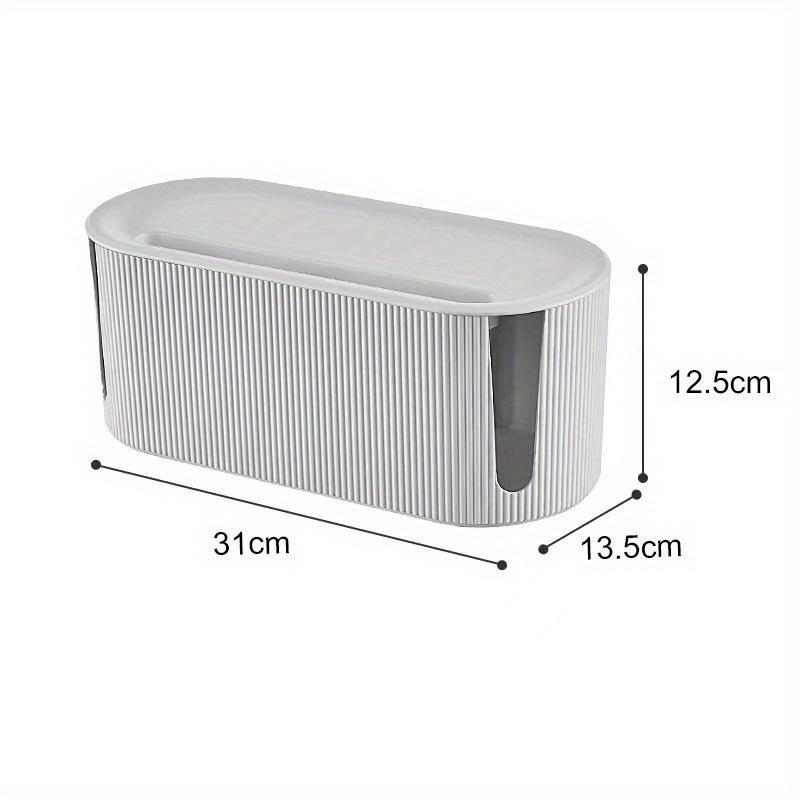 Large Plug Board Storage Box Save Space Cable Wire Organizer Dustproof Plastic Plug Board Storage Box for Wire WiFi