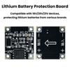 18V/20V/21V Lithium Battery Protection Board 10A Low-voltage Charging Protection Module for Work Lights,fans,soldering Irons