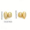 2Pcs/Set Double Glossy Tooth Caps Gold Silver Color Fangs Dental Grills  for Women Men