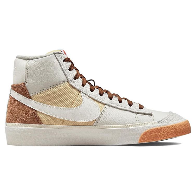 Nike Blazer Mid 77 Pro Club Remastered - Pecan Men Sneakers Cream Light-Bone Sesame DQ7673-001