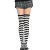 New Socks Long Tube Ladies Japanese Blue and White Striped Over-knee Socks Thigh Socks  Thigh High Stockings  Knee High