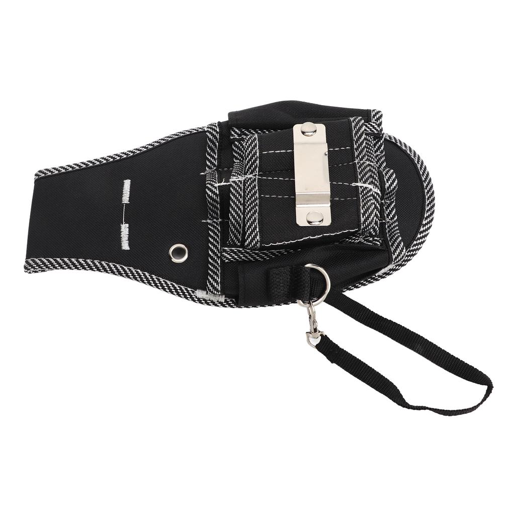 Woodworking Tool Belt Oxford Cloth Electrician Waist Hanging Tool Bag Hardware Tool Waist Bag Small Black