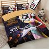 Luxurious Nightmare Before Christmas Duvet Cover With Pillow Cases Bedding Set