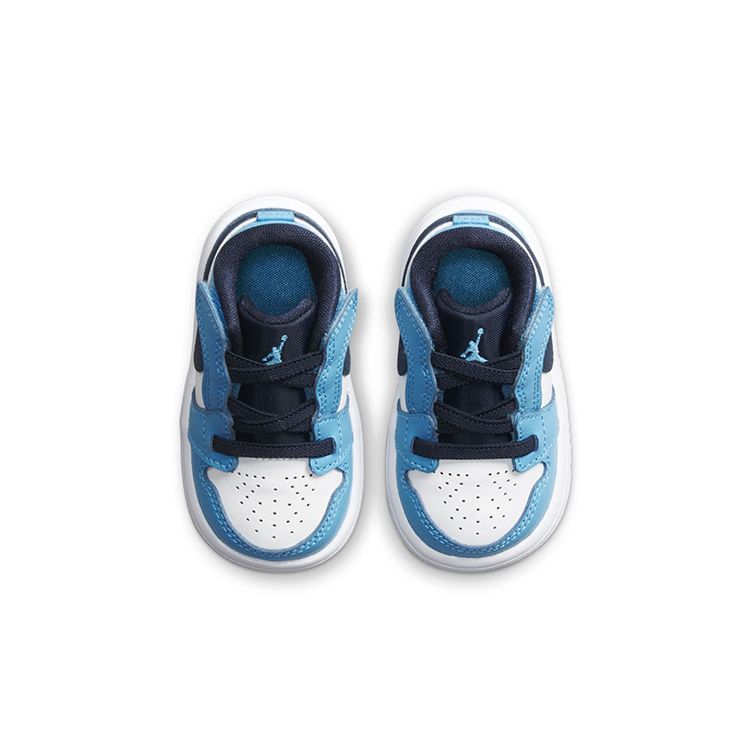 Air Jordan 1 Low ALT TD UNC Dětské tenisky Modrá Bílá Tmavě práškově modrá CI3436-144