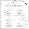 136pcs Christmas Balloon Arch Kit,suitable for Christmas Celebrations, New Year Celebrations, Show Decorations, Birthday Parties