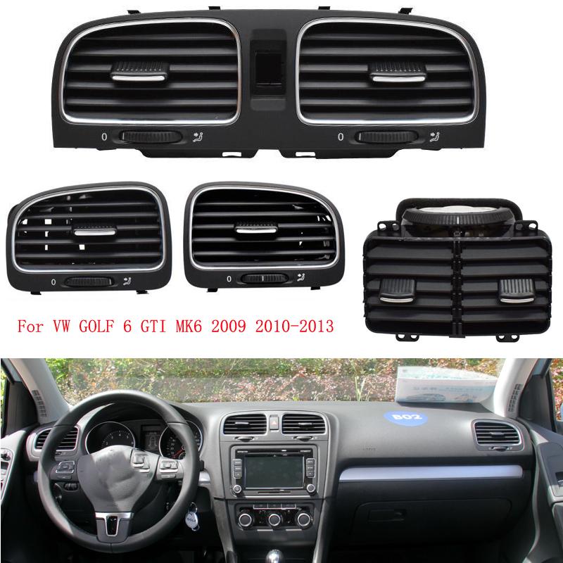 Car Interior Air Conditioning Outlet Center Armrest Air Vent Assembly For VW GOLF 6 GTI MK6 2009 2010-2013 5KD 819 703 5KD819704