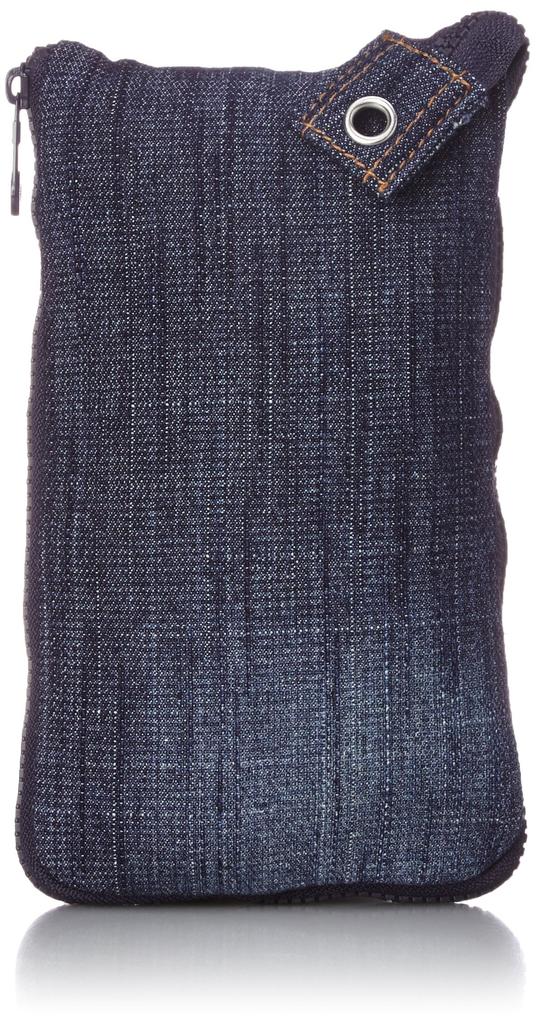 Hapitas Foldable Denim Tote Bag, Carry-On Compatible, Available In a Variety of Patterns, 17L, 33cm, 0.36kg, H0001-DE 272, Indigo