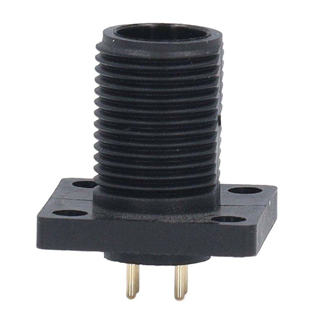 Pin Type Aviation Plug 4 Pin Threaded Square Shape IP67 PCB Panel Aviation Wire Connector Plug