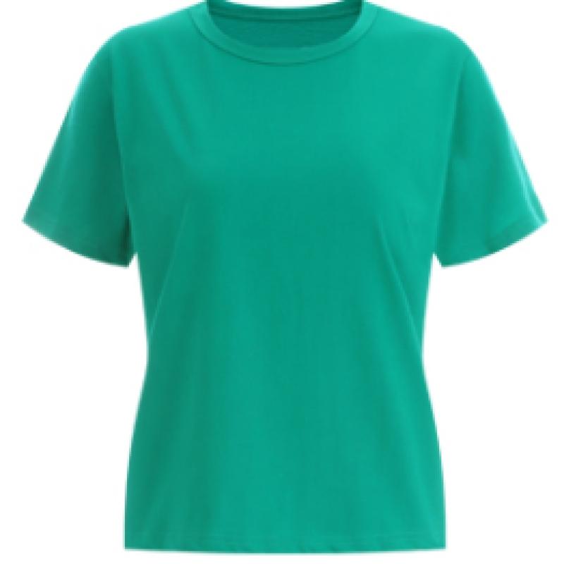Shop Women Bio Washing Regular FiT CoTTon 100 Daily ShorT Sleeve T shirT Black