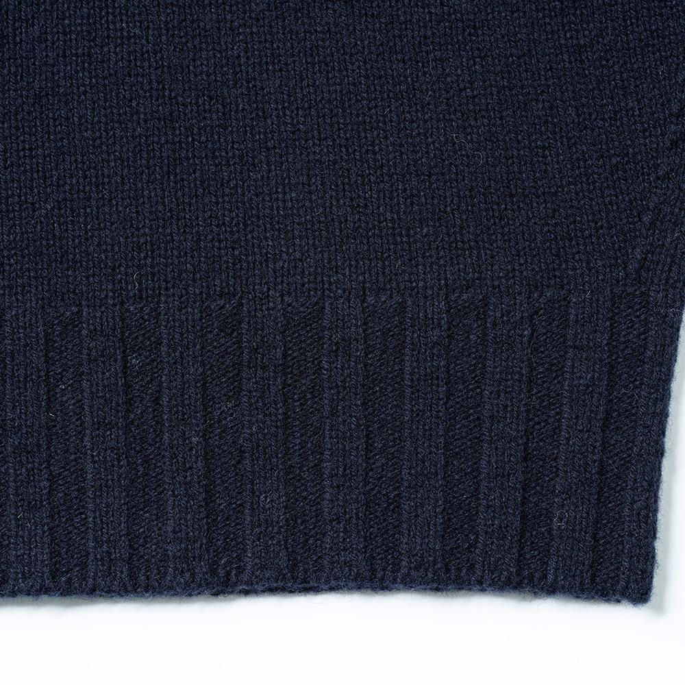 EDWARDMAX Royal Navy Submariner 100% Wool Turtleneck Navy