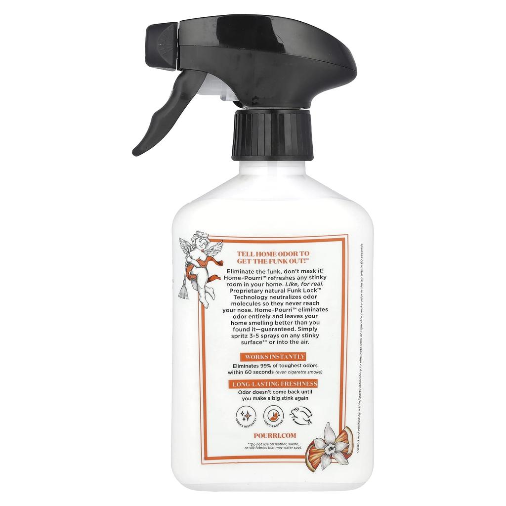 POO-POURRI Home-Pourri, Air Purifying + Fabric Deodorizing, Multi-Purpose Odor Eliminator, Grapefruit Rich Vanilla, 325 Ml (11 Fl Oz)