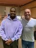 Kanye European-American Double-Layer Heavyweight Pink-Purple Hoodie for Men and Women