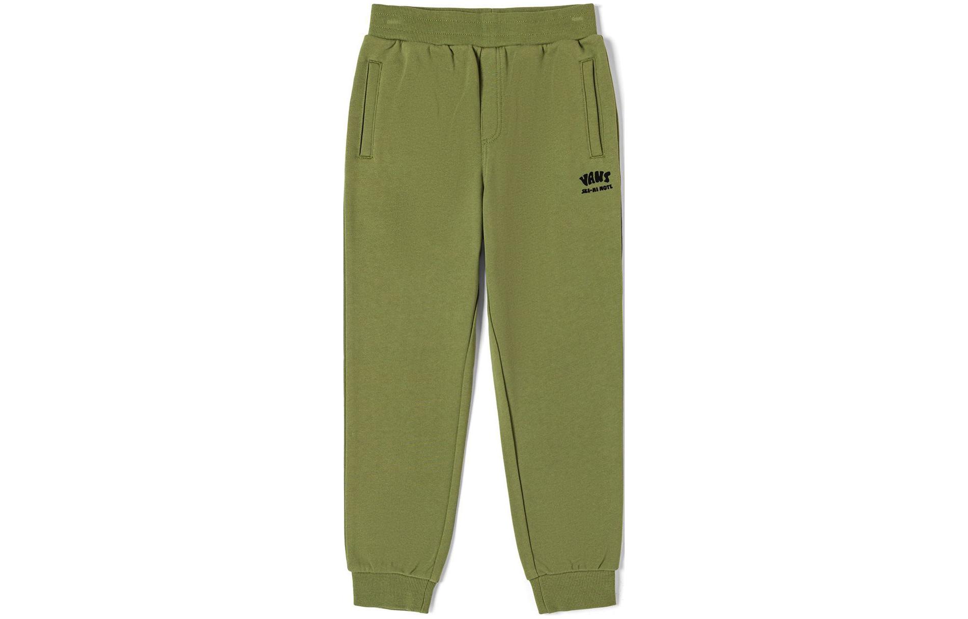 Kids Vans Knitted Sweatpants Green VN000JZEC89 130