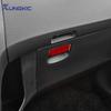 Echter Weicher Kohlefaseraufkleber Für Toyota Yaris 2006 2007 2008 2009 2010 2011 LHD RHD Auto Beifahrer Werkzeugkasten Schalterrahmen Zierleiste