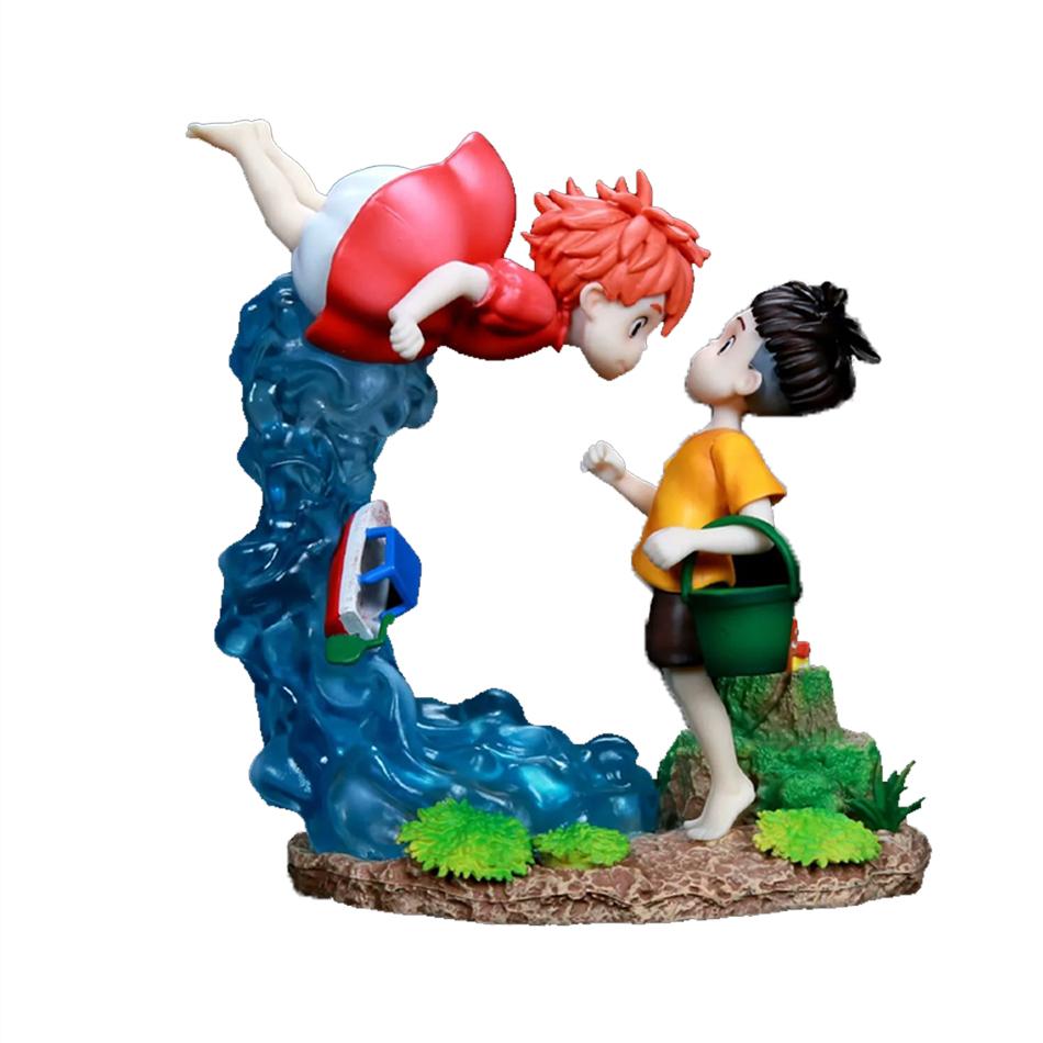 

Ponyo On The Cliff Figure Ponyo Sousky Seagal Figure Pvc Gk Statue Anime Action Figurine 15cm Model Doll Collection Toy Kid Gift