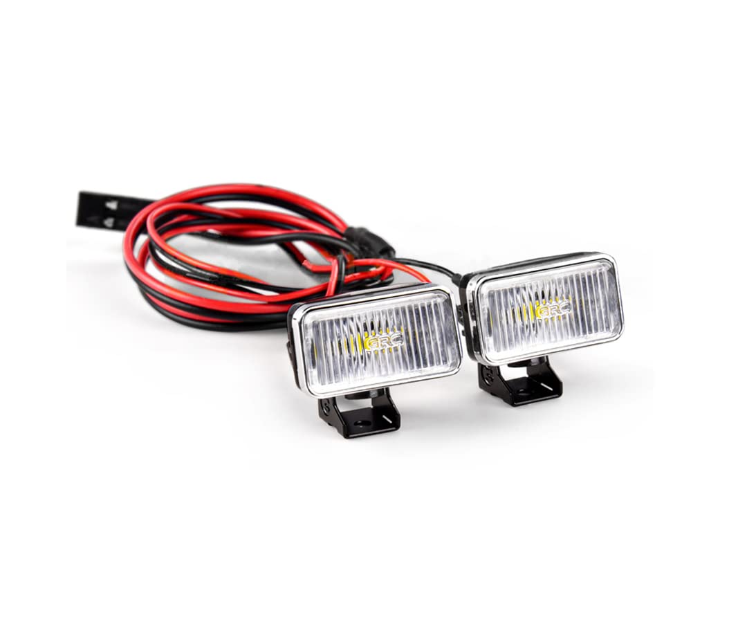 

SHEAWA RC Car Spotlight Daylight White Lamp LED Work Light General Purpose Modification Part Compatible with RC Cars such as Kyosho Kyosho and Tamiya