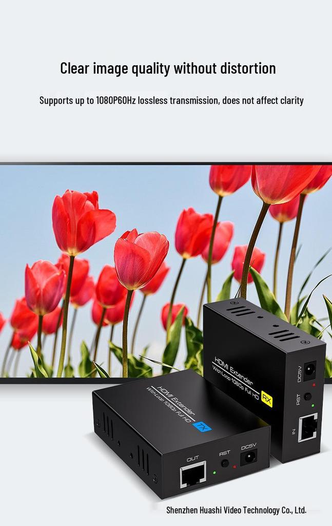 120M HDMI HD 1080P Network Cable Extender with HDMI Loop Out