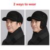Winter Warm Caps Fleece Ear Muffs for Men Windproof Outdoor Hats